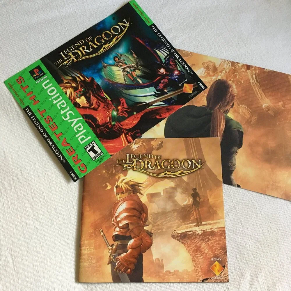 The Legend of Dragoon for Sony PlayStation 1 (PS1) - 4 Disc Set - No Case - Picture 12 of 12